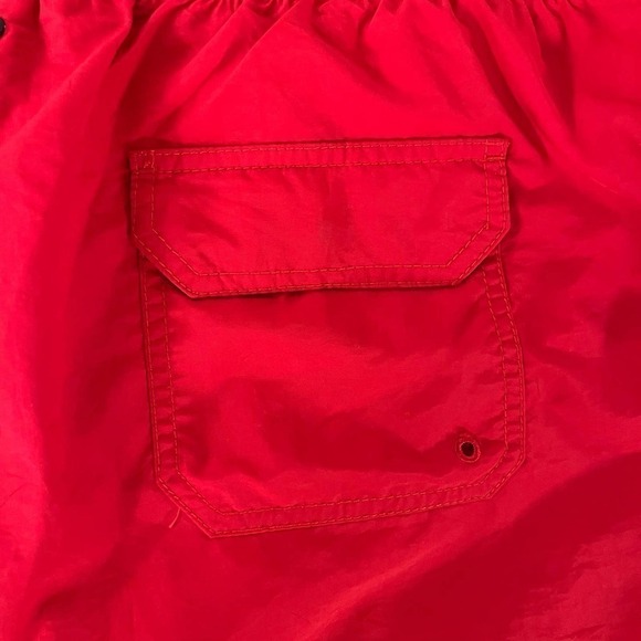 Solid & Striped XXL $135 Classic Swim Trunk Cherry Red NWOT 4" Inseam - Picture 6 of 6